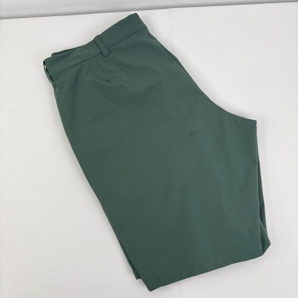 J.Crew Mens 9 Inch Tech Performance Shorts Green Golf Casual Size 32 - Picture 2 of 8